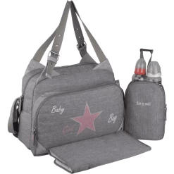 BABY ON BOARD Wickeltasche Titou Babygirl Grau