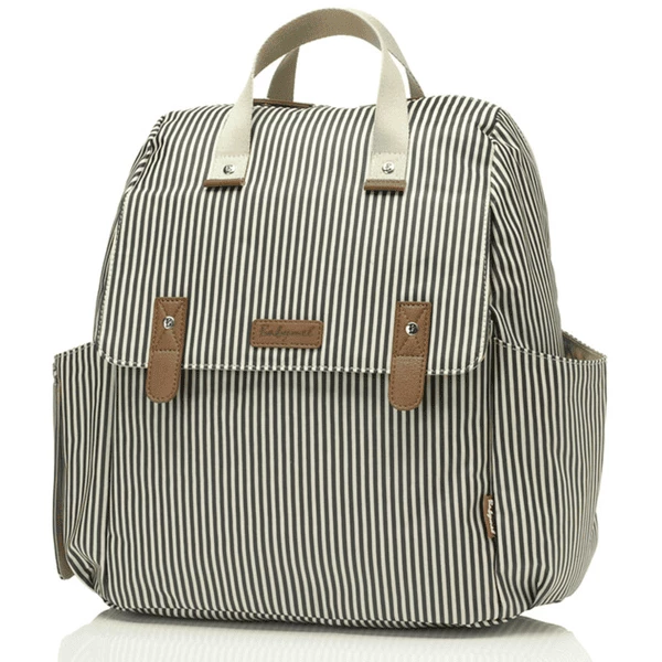 Babymel Wickelrucksack ECO Robyn Navy Stripe 1 Babymel Wickelrucksack ECO Robyn Navy Stripe