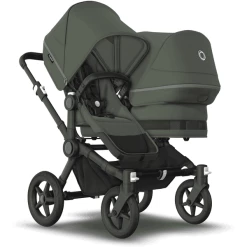 Bugaboo Geschwisterwagen Donkey 5 Duo Complete Black/Forest Green