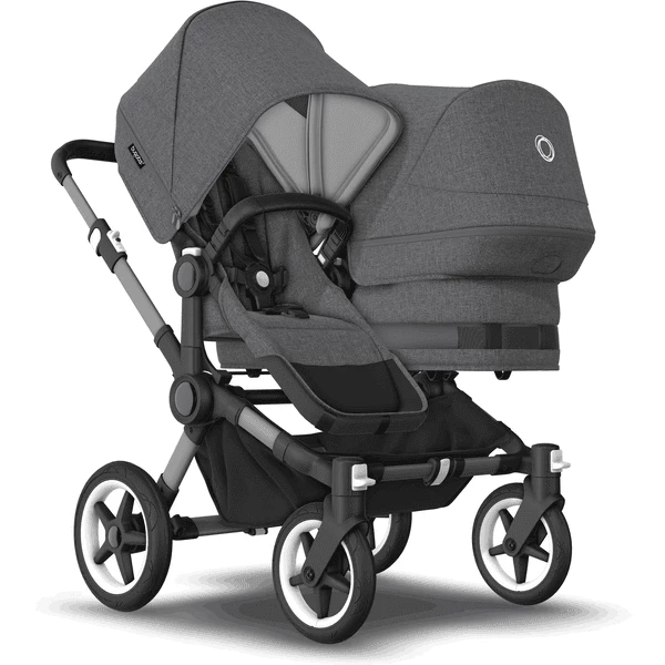 Bugaboo Geschwisterwagen Donkey 5 Duo Complete Graphite/Grey Melange 1 Bugaboo Geschwisterwagen Donkey 5 Duo Complete Graphite/Grey Melange
