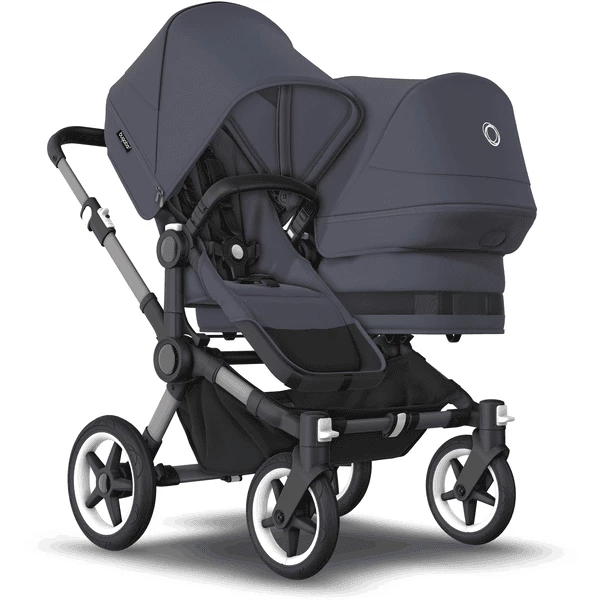 Bugaboo Geschwisterwagen Donkey 5 Duo Complete Graphite/Stormy Blue 1 Bugaboo Geschwisterwagen Donkey 5 Duo Complete Graphite/Stormy Blue