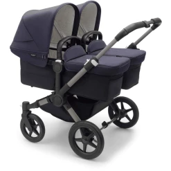 Bugaboo Zwillingswagen Donkey 5 Twin Complete Graphite/Dark Navy