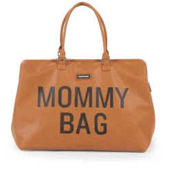 CHILDHOME Mommy Bag Lederlook Braun