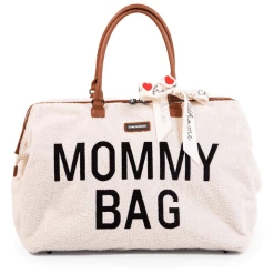 CHILDHOME Mommy Bag Teddy Altweiß