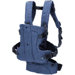 Fillikid Bauchtrage Walk Blau Melange