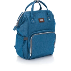 Fillikid Wickelrucksack Paris Melange Jeansblau