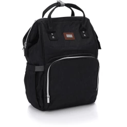 Fillikid Wickelrucksack Paris Melange Schwarz