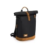 Fillikid Wickelrucksack Rolltop Berlin Schwarz Melange