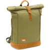 Fillikid Wickelrucksack Rolltop Canvas Olivgrün