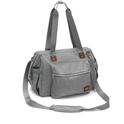 Fillikid Wickeltasche Korfu Melange Hellgrau