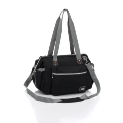 Fillikid Wickeltasche Korfu Melange Schwarz