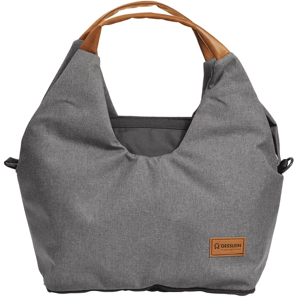GESSLEIN Wickeltasche N°5, Grau Meliert 1 GESSLEIN Wickeltasche N°5, Grau Meliert