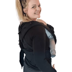 Hoppediz Babytrage Bondolino All Black -Stokke Shop hoppediz babytrage bondolino all black a409269 5