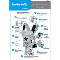 Hoppediz Babytrage Bondolino Marine Mit Anker -Stokke Shop hoppediz babytrage bondolino marine mit anker a411781 12