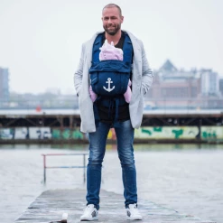 Hoppediz Babytrage Bondolino Marine Mit Anker -Stokke Shop hoppediz babytrage bondolino marine mit anker a411781 5