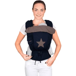 Hoppediz Babytrage Bondolino Marine Mit Stern -Stokke Shop hoppediz babytrage bondolino marine mit stern a409266 2