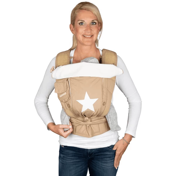 Hoppediz Babytrage Bondolino Schwarz Mit Blumen 11 Hoppediz Babytrage Bondolino Schwarz Mit Blumen – Bild 11