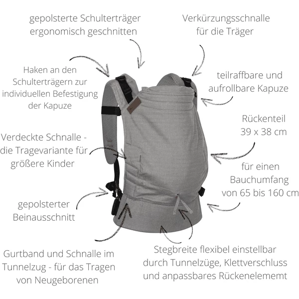 Hoppediz Babytrage Buckle Ibiza 7 Hoppediz Babytrage Buckle Ibiza – Bild 7