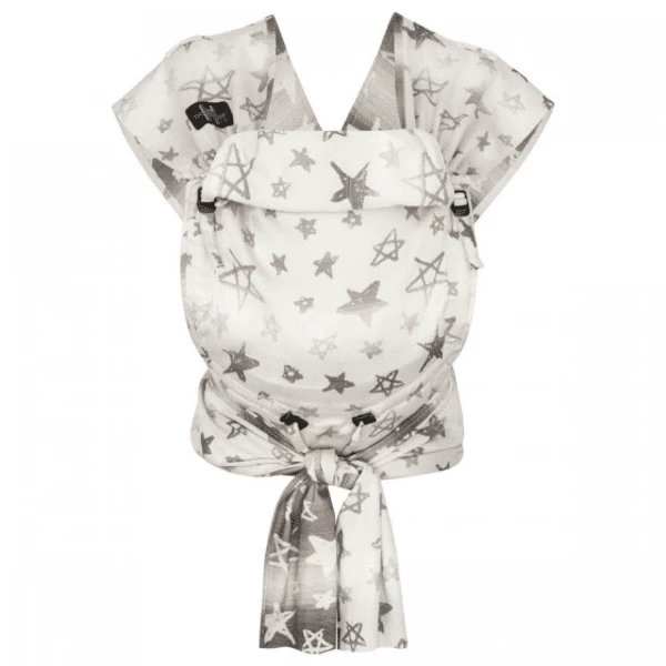 Hoppediz Babytrage Hop-Tye Buckle Jacquard Singapur Grey 1 Hoppediz Babytrage Hop-Tye Buckle Jacquard Singapur Grey