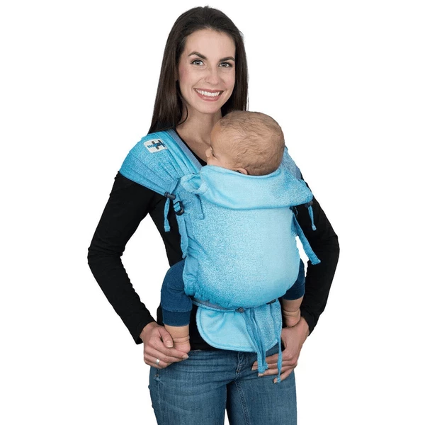 Hoppediz Babytrage Hop-Tye Buckle Perth Blau 1 Hoppediz Babytrage Hop-Tye Buckle Perth Blau