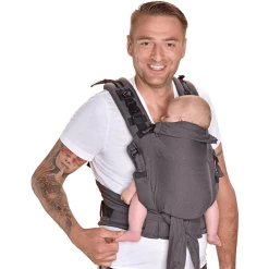 Hoppediz Babytrage Nabaca Basic-Set London Grau -Stokke Shop hoppediz babytrage nabaca basic set london grau a409460 2