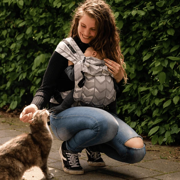 Hoppediz Babytrage Primeo Amsterdam Stone 5 Hoppediz Babytrage Primeo Amsterdam Stone – Bild 5