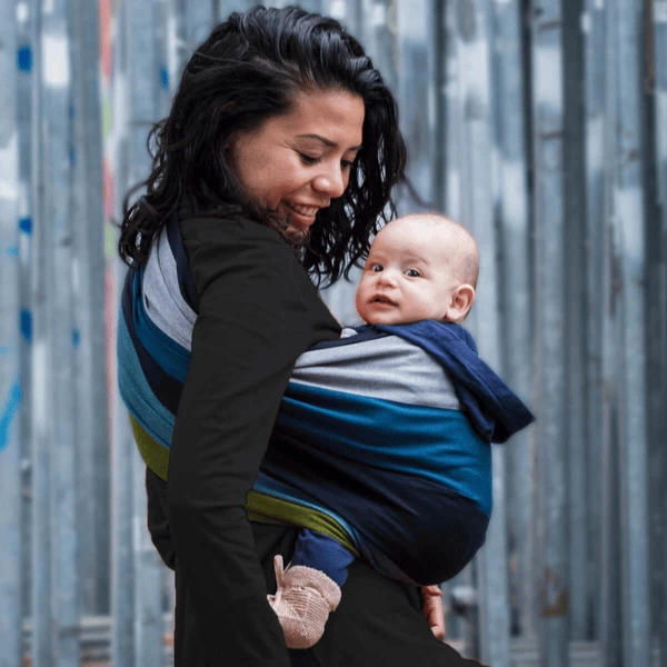 Hoppediz Babytragetuch Gewebter Ring-Sling Aberdeen 2 Hoppediz Babytragetuch Gewebter Ring-Sling Aberdeen – Bild 2