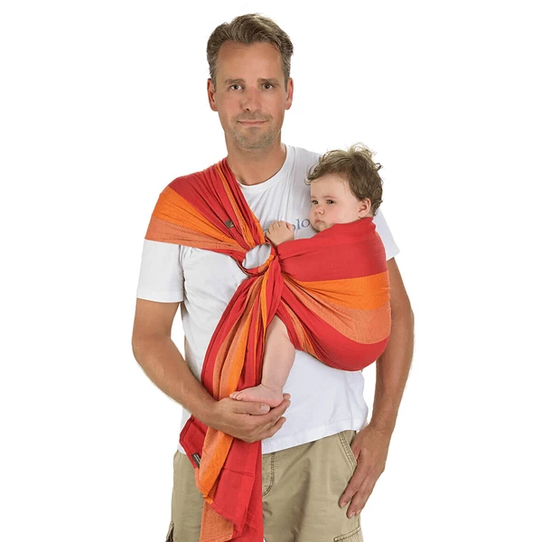 Hoppediz Babytragetuch Gewebter Ring-Sling Delhi 1 Hoppediz Babytragetuch Gewebter Ring-Sling Delhi