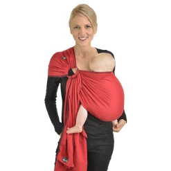 Hoppediz Babytragetuch Gewebter Ring-Sling Paris