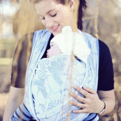 Hoppediz Babytragetuch Gewebtes Tragetuch Florenz Blau -Stokke Shop hoppediz babytragetuch gewebtes tragetuch florenz blau a409250 6