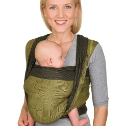 Hoppediz Babytragetuch Gewebtes Tragetuch Papamoa Lemon