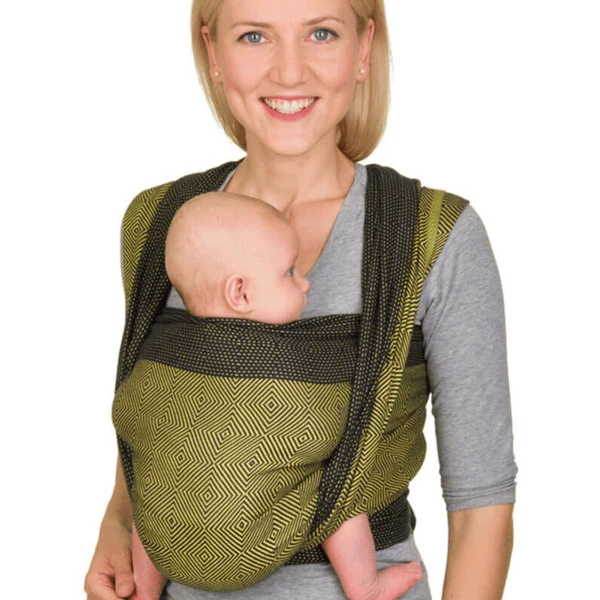 Hoppediz Babytragetuch Gewebtes Tragetuch Papamoa Lemon 1 Hoppediz Babytragetuch Gewebtes Tragetuch Papamoa Lemon