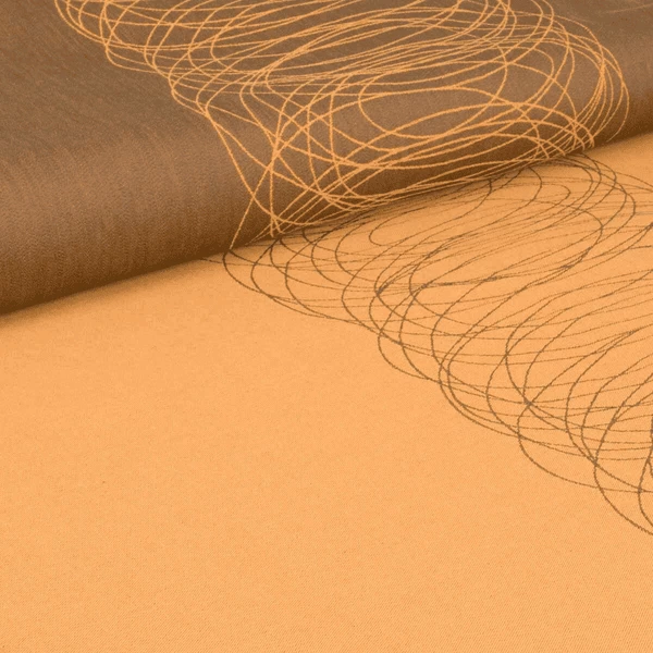 Hoppediz Babytragetuch Ring-Sling KbA-Qualität New York Mocca-gold 3 Hoppediz Babytragetuch Ring-Sling KbA-Qualität New York Mocca-gold – Bild 3