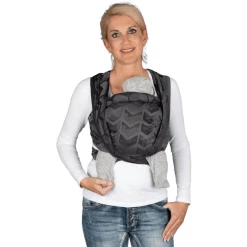 Hoppediz Babytragetuch Tragetuch KbA-Qualität Amsterdam Black