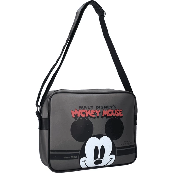 Vadobag Kidzroom Schultertasche Mickey Mouse There's Only One Logo Grey 1 Vadobag Kidzroom Schultertasche Mickey Mouse There's Only One Logo Grey
