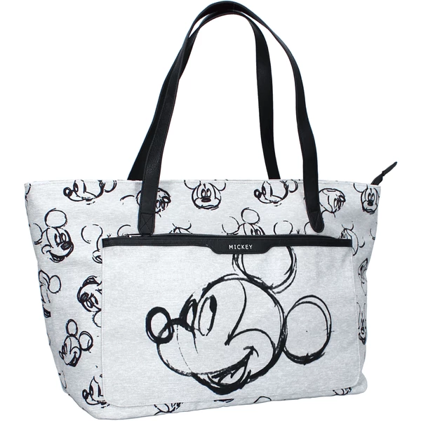 Vadobag Kidzroom Shopping Tasche Mickey Mouse Something Special Grey 1 Vadobag Kidzroom Shopping Tasche Mickey Mouse Something Special Grey