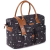 Kidzroom Wickeltasche Black & White Bows