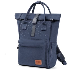 Kinderkraft Wickelrucksack MOONPACK Confetti Denim