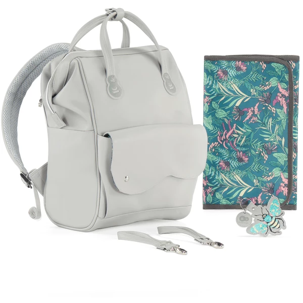 Kinderkraft Wickelrucksack TREASUREPACK Grau/nature Vibes 1 Kinderkraft Wickelrucksack TREASUREPACK Grau/nature Vibes