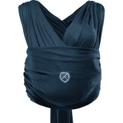 KOALA BABYCARE®Elastisches Sling Tragetuch Cuddle Wrap Stretchy - Dunkelblau