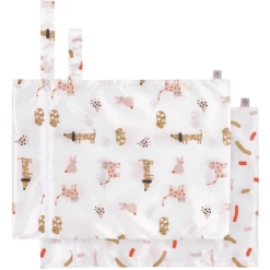 LÄSSIG Nasstasche 2 Stück Little Mateys Spicy Orange