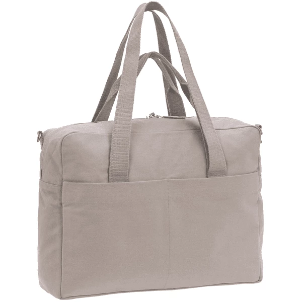 LÄSSIG Wickeltasche Green Label Cotton Essential Bag Taupe 1 LÄSSIG Wickeltasche Green Label Cotton Essential Bag Taupe