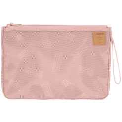 LÄSSIG Windeltasche Casual Changing Organizer Soft Stripes Rose