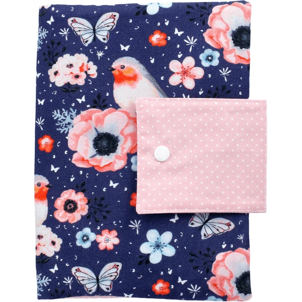 Land Juwelen Windeltasche Handmade Rosa Navy 1 Land Juwelen Windeltasche Handmade Rosa Navy