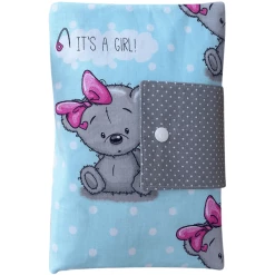 Land Juwelen Windeltasche Handmade Weiß Grau Pink Mint