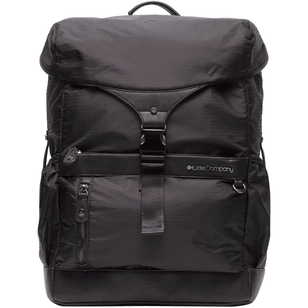 Little Company Wickelrucksack Miami Ripstop Schwarz 1 Little Company Wickelrucksack Miami Ripstop Schwarz