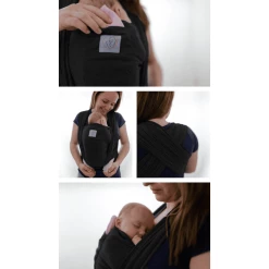 M.M.C. Babytragetuch Mit Vordertasche 510 Cm X 55 Cm, Elastisch Schwarz 11 M.M.C. Babytragetuch Mit Vordertasche 510 Cm X 55 Cm, Elastisch Schwarz -Stokke Shop m m c babytragetuch mit vordertasche 510 cm x 55 cm elastisch schwarz a343006 3