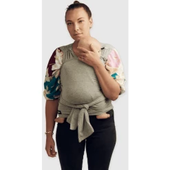 Najell Vorgebundenes Wickel Und Tragetuch Melange Grey