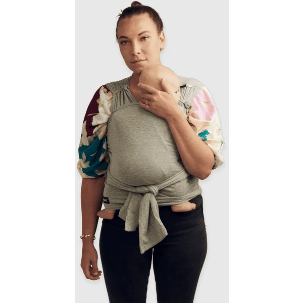 Najell Vorgebundenes Wickel Und Tragetuch Melange Grey 1 Najell Vorgebundenes Wickel Und Tragetuch Melange Grey