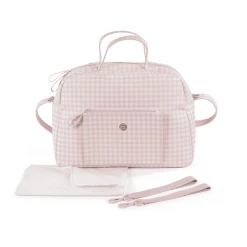 Pasito A Pasito Wickeltasche In Rosa / Weiß